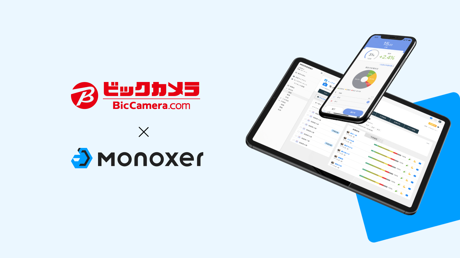 ビックカメラ、店舗販売員のスキルアップに向け「Monoxer」を従業員教育に活用開始 | Monoxer・解いて憶える記憶アプリ